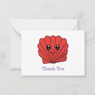 Cartão De Notas Seashell