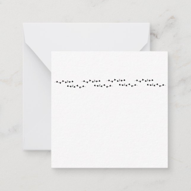 Cartão De Notas SEJA MEU - Cute Personalizado Moderno Dia dos Namo (Verso)