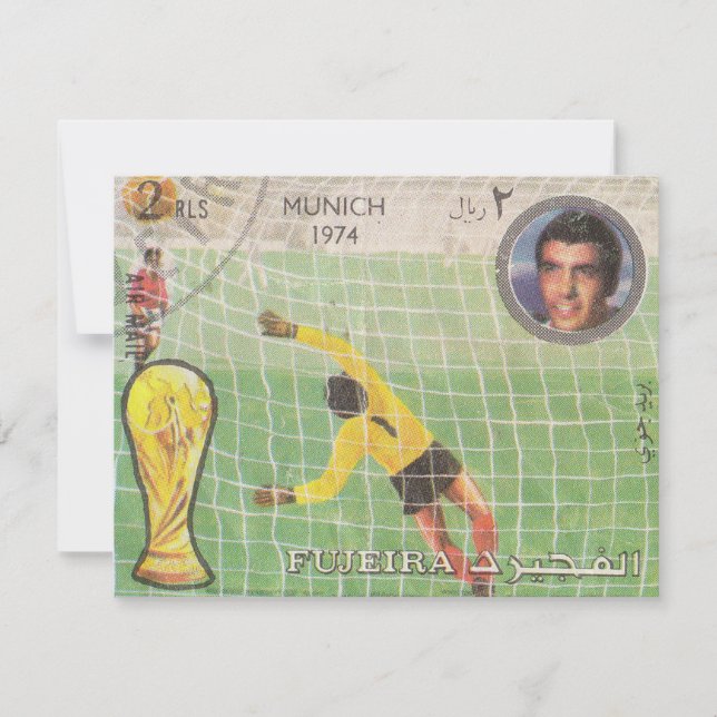 Cartão De Notas Selo postal retrô Munique (Frente)