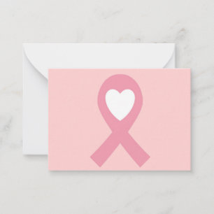 Cartão De Notas Sensibilização do Cancer da Mama