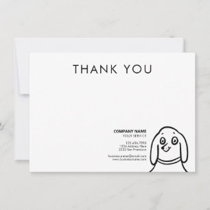 Cartão De Notas Serviço de Cuidados aos Pet De Cães Diversos Agrad