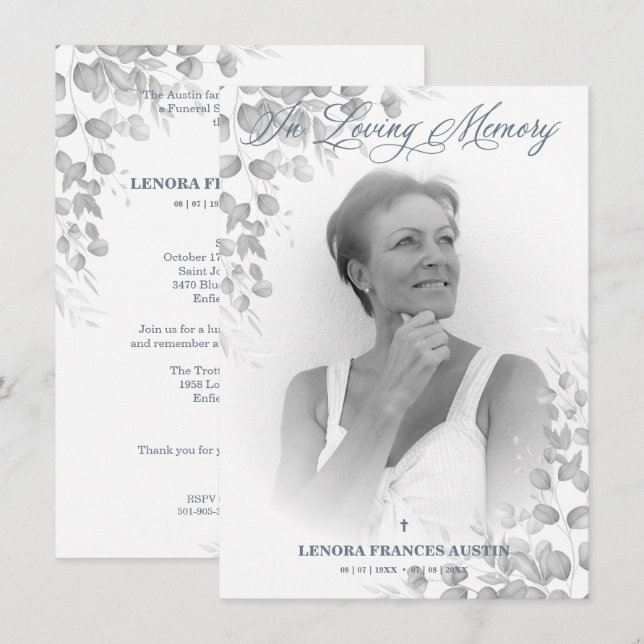 Cartão De Notas Serviço de Lembrança de Fotos Caros em Branco Pret (Frente/Verso)