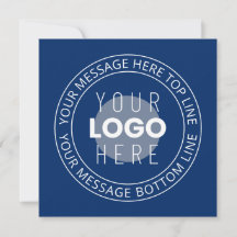Seu logotipo e texto circular personalizável | Azu