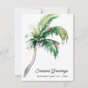 Cartão De Notas Seu Logotipo Empresarial Palmeira Tropical Natal