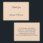 Cartão De Notas Simples Beige Personalização De Casamento Obrigado<br><div class="desc">Nosso simples cartões de agradecimentos de casamento personalizado, a maneira perfeita de expressar sua gratidão aos seus convidados por compartilhar no seu dia especial, feito com estoque de cartão de alta qualidade e apresentando um belo design, este cartão certamente dará uma impressão duradoura. A frente da placa apresenta as palavras...</div>