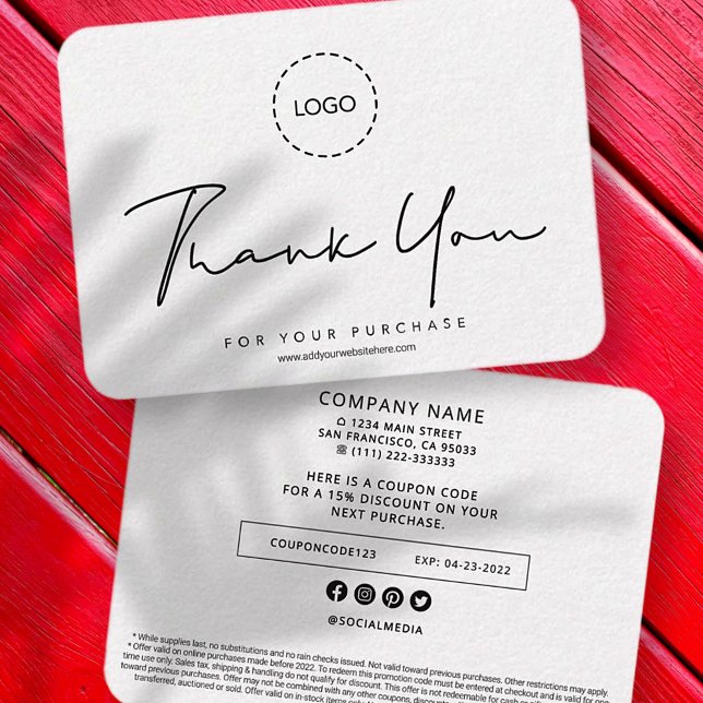 Cartão De Notas Simples e moderno logotipo de empresa personalizad (Criador carregado)