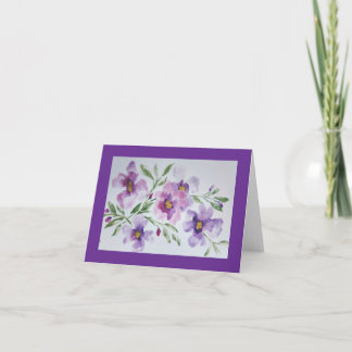 Cartão De Notas Small, 4" x 5.6" Folded Note Card