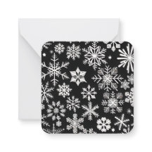 Snowflake Mini Black & White Natal elegante