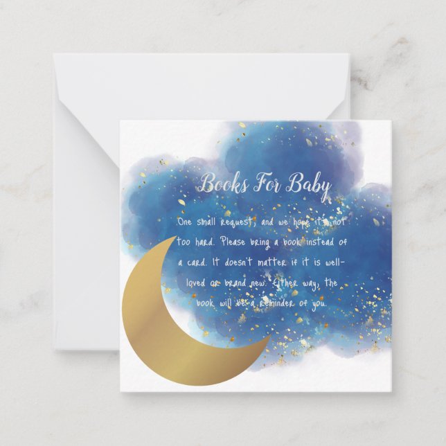 Cartão De Notas Sobre a Fralda da Lua Raffle (Frente)