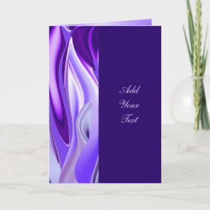 Cartão De Notas Sonhos de Arco-Íris de Flor Roxo