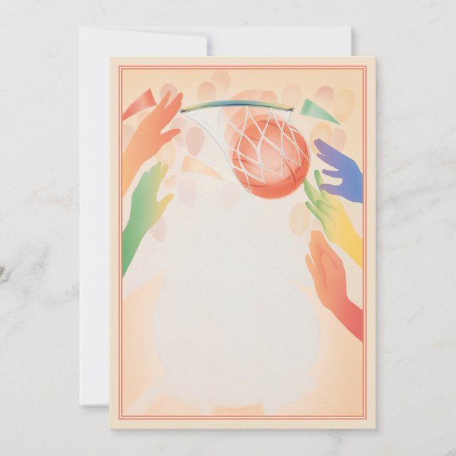 Cartão De Notas Sonhos Hoop © (Frente)