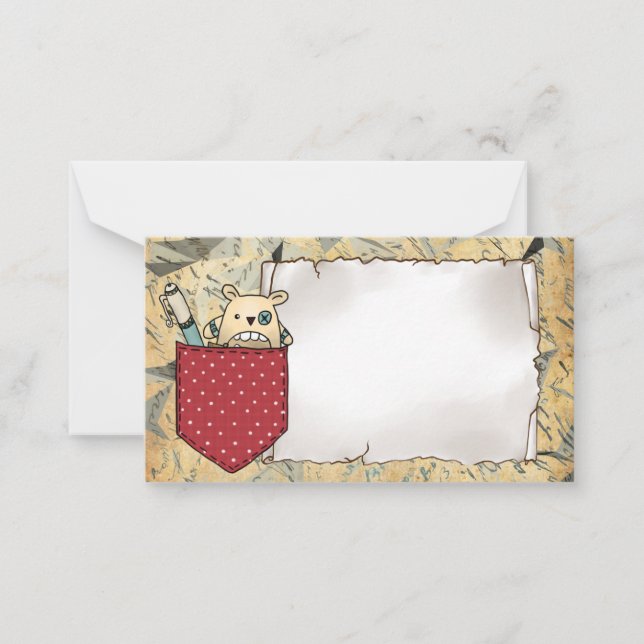 Cartão De Notas Sorgenfressertasche (Frente)