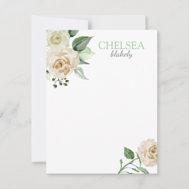 Cartão De Notas Southern Blooms (Frente)