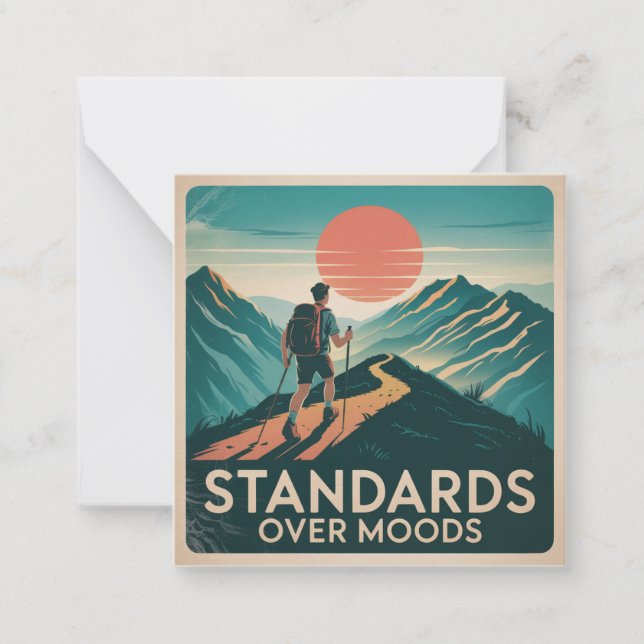 Cartão De Notas Standards Over Moods (Frente)