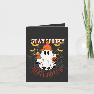 Cartão De Notas Stay Spooky Ghost Halloween