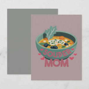 Cartão De Notas Super Mãe