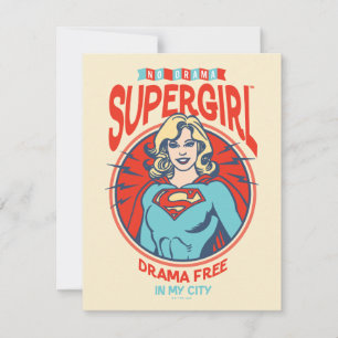 Cartão De Notas Supergirl Drama Livre Em Minha Cidade