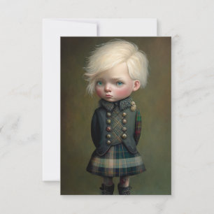 Cartão De Notas Tartan Tidings: Escócia Highland