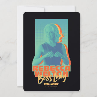 Cartão De Notas Ted Lasso | Rebecca Welton Boss Lady Graphic