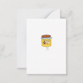 Cartão De Notas Tema de mel, personalize o Mel,
