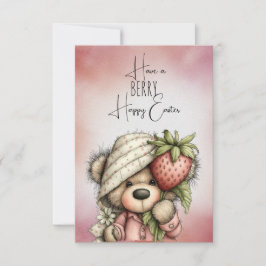 Cartão De Notas Tenha uma Páscoa BERRY Feliz
