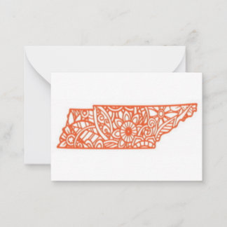 Cartão De Notas Tennessee
