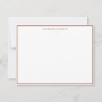 Terracotta Clássica Espessa e Limite Fino