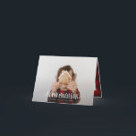 Cartão De Notas Texto do roteiro de fotos e família tartã muito di<br><div class="desc">Texto do roteiro de fotos e cartão de feriado da família tartan. A cor de dentro tartan pode ser alterada para se adequar ao seu estilo. Parte de uma coleção.</div>