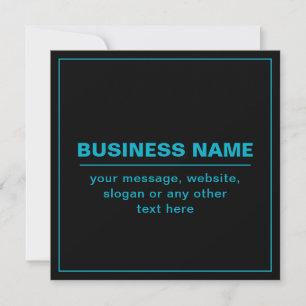 Cartão De Notas Texto Personalizável para Empresas Etc. Negrito Ed