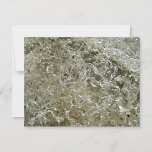 Cartão De Notas Textura de Abstrato de gelo glacial