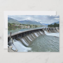 Cartão De Notas Thompson Falls Dam