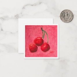 Cartão De Notas Three Cherries