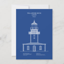 Cartão De Notas Tillamook Rock Lighthouse - Oregon - AD