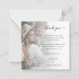 Cartão De Notas TINY SIZE Adicionar Seu Próprio Casamento Fotográf