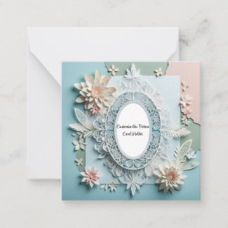 Cartão De Notas Titular de Imagem Personalizado