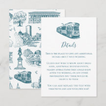 Toile de Boston (Ed. Aniversário) Azul/Branco