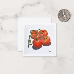 Cartão De Notas Tomates na Vinha