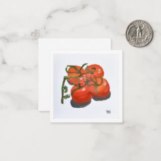 Cartão De Notas Tomates na Vinha