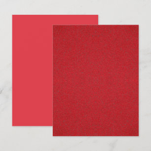Cartão De Notas Tomato Red + Noise Flat Note Card - Personalizável