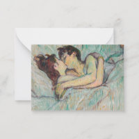 Toulouse-Lautrec - Na Cama, O Beijo