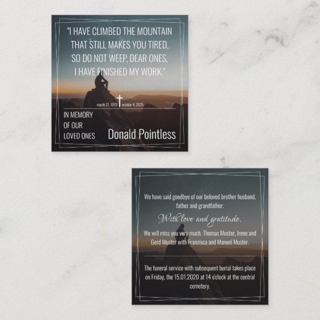 Cartão De Notas Trabalhos de salvação (Frente/Verso)