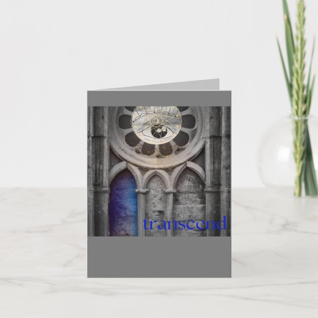 Cartão De Notas transcendente (Frente)