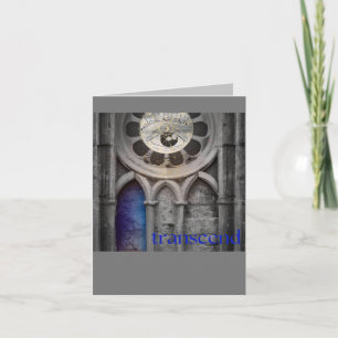 Cartão De Notas transcendente