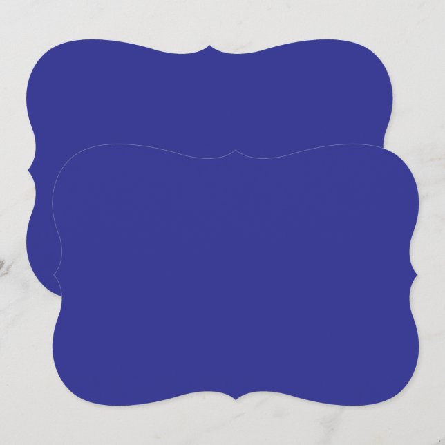 Cartão De Notas Transforme seu espaço com um Na moda azul (Frente/Verso)