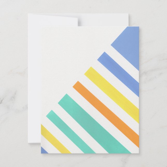 Cartão De Notas Travesseiro decorativo de distribuição de verão (Frente)