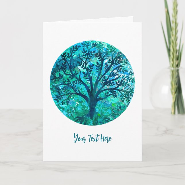 Cartão De Notas Tree Medallion (Frente)