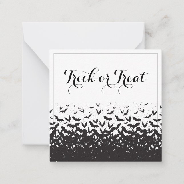 Cartão De Notas Trick ou Tratar Pop de Halloween por (Frente)