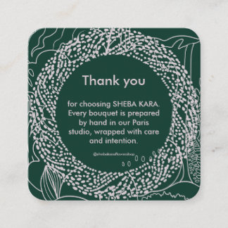 Cartão De Notas Tropical Modernism Thank You Card