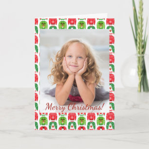 Cartão De Notas Ugly Xmas Sweatters Polar Bear Snowman Rudolf Foto