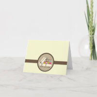 Um dúzia franceses Macarons Bonjour Notecard